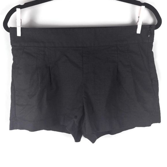 J. Crew Pleated Structured Cotton Shorts Size 6